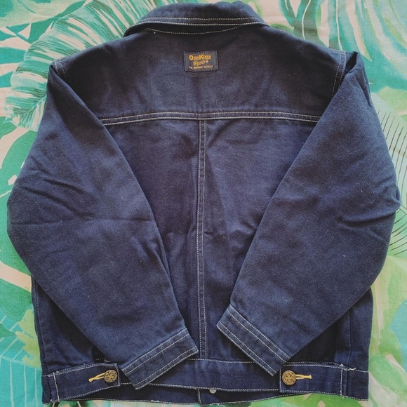 Osh Kosh Navy Blue Denim Jacket Kids Size 6 - Picture 3 of 3